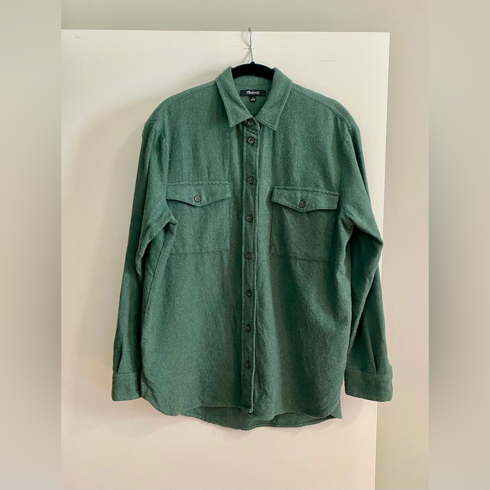 Madewell Flannel Flap-Pocket Oversized Ex-Boyfriend
Shirt